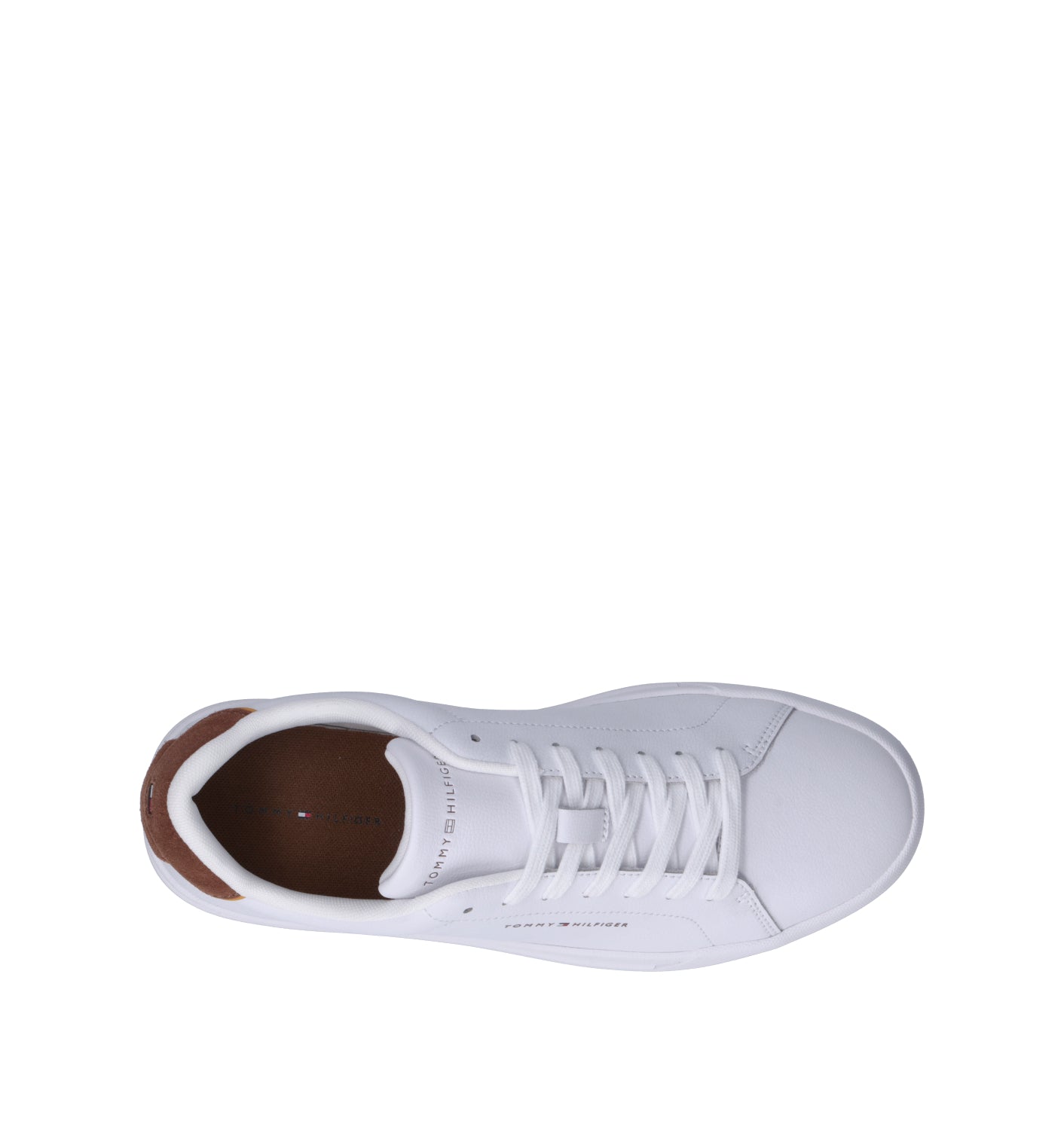TOMMY HILFIGER Sneaker uomo bianca in pelle