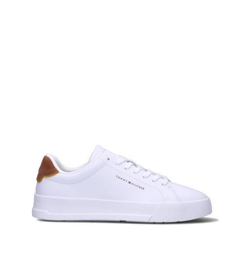 TOMMY HILFIGER Sneaker uomo bianca in pelle