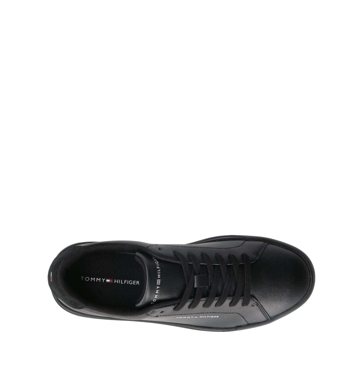 TOMMY HILFIGER Sneaker uomo nera in pelle