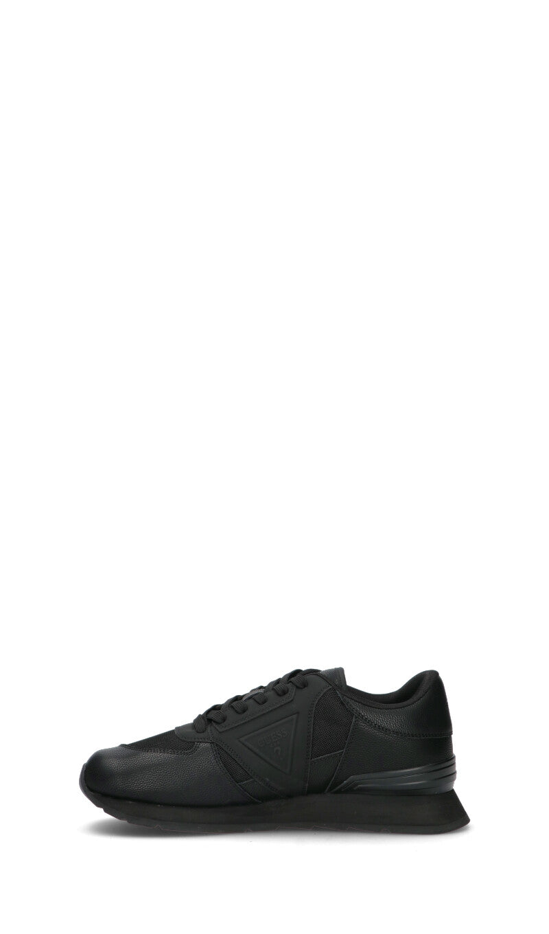 GUESS Sneaker uomo nera in pelle