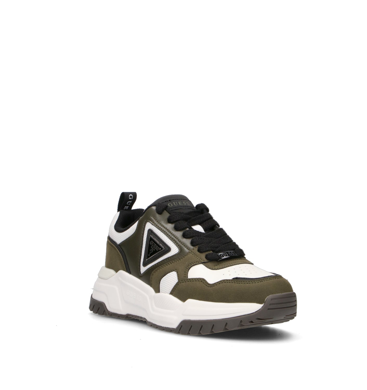 GUESS Sneaker uomo bianca/militare
