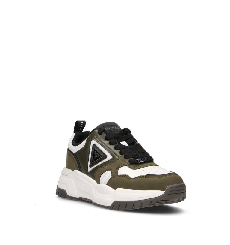 GUESS Sneaker uomo bianca/militare