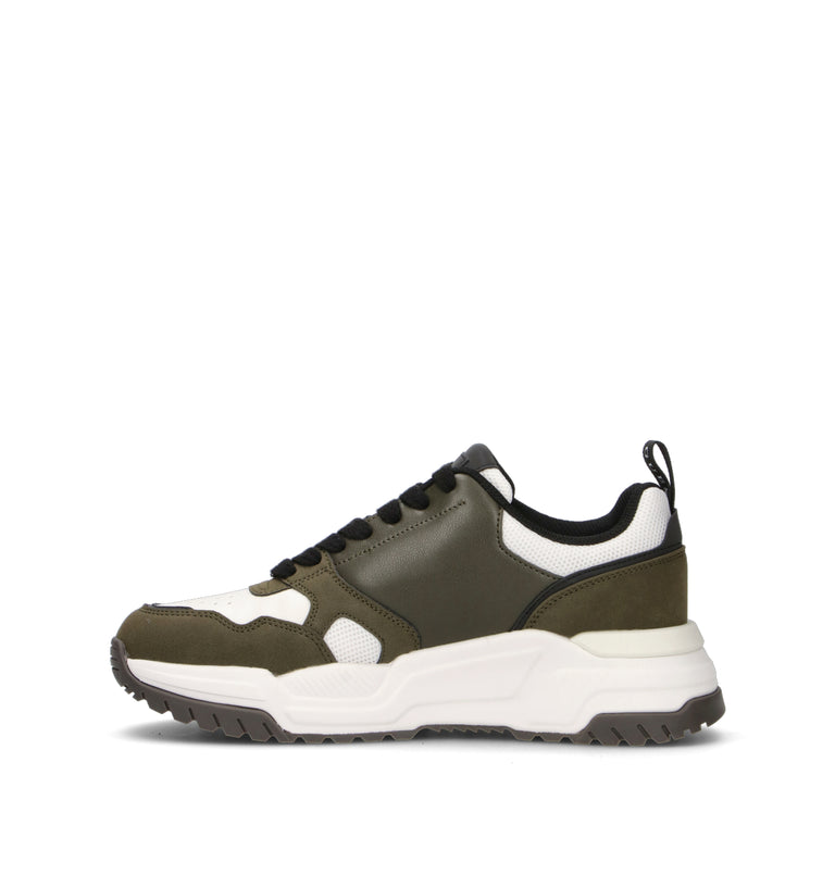GUESS Sneaker uomo bianca/militare