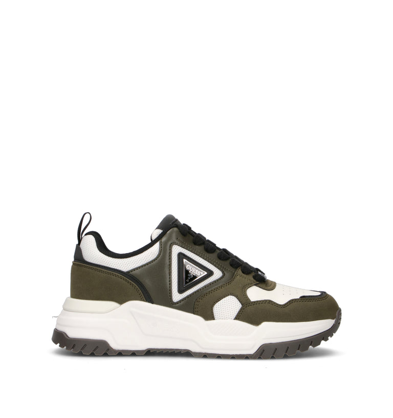 GUESS Sneaker uomo bianca/militare