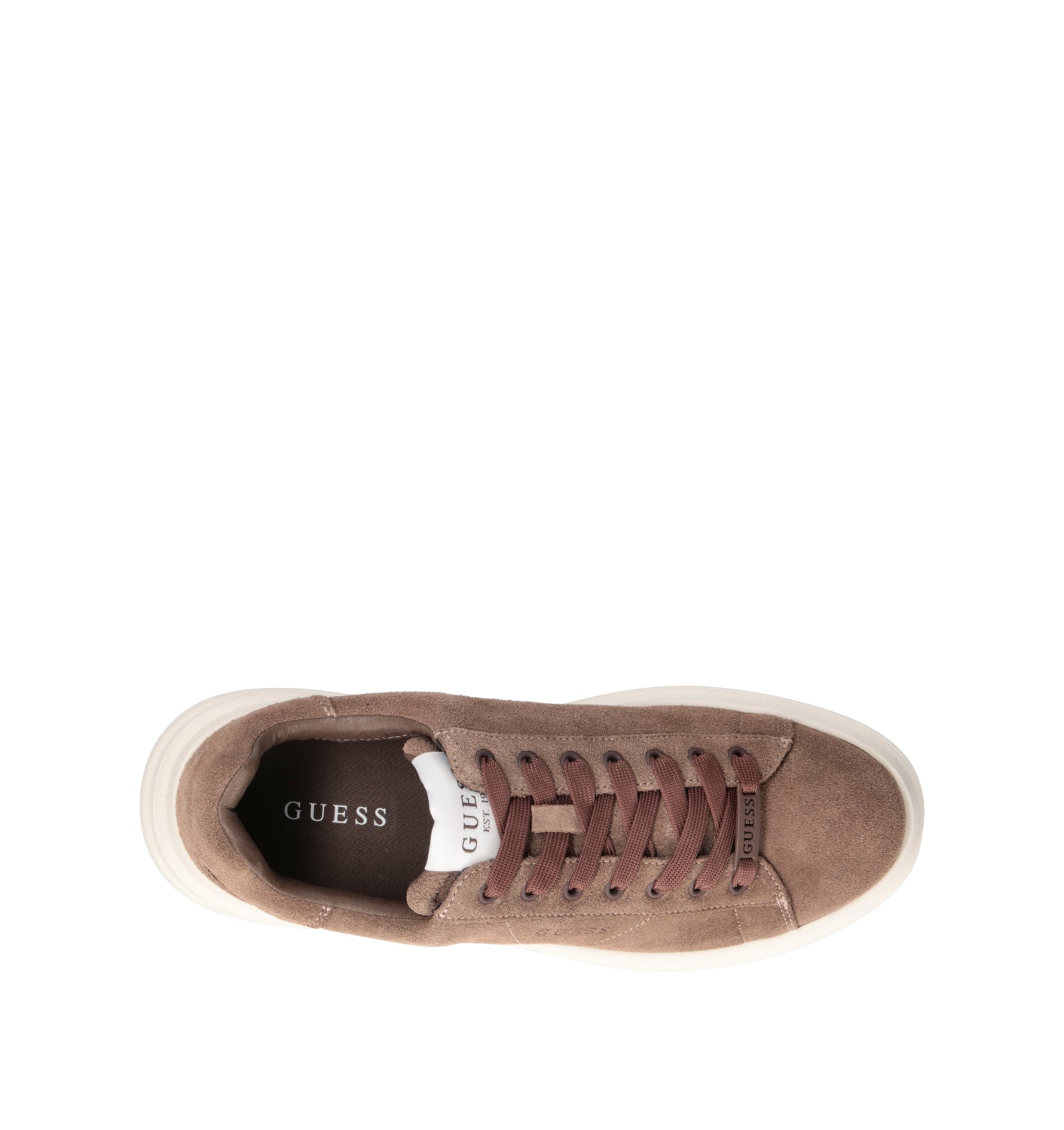 GUESS Sneaker uomo marrone in suede