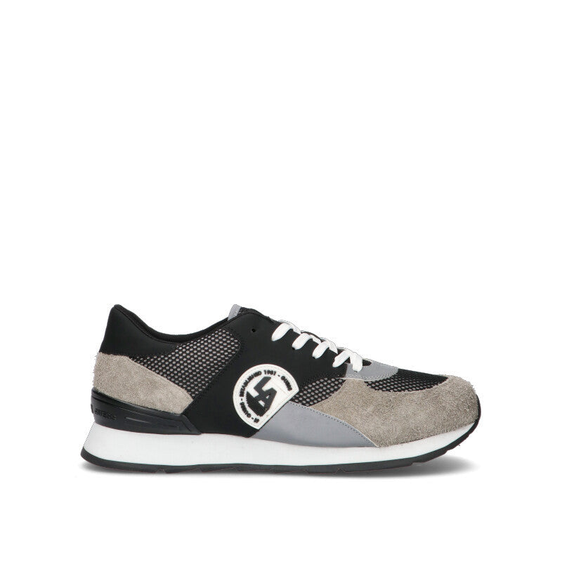 GUESS Sneaker uomo nera in suede