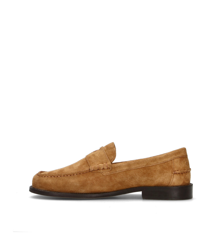 GUESS Mocassino uomo marrone in suede
