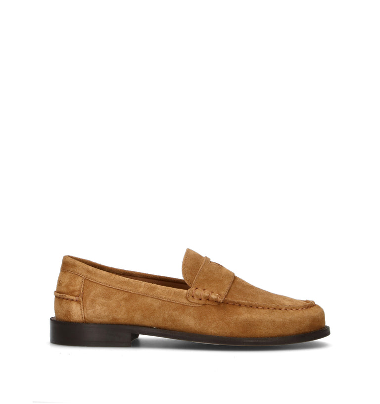 GUESS Mocassino uomo marrone in suede
