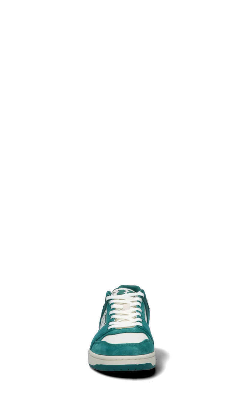 GUESS Sneaker uomo beige/verde in pelle