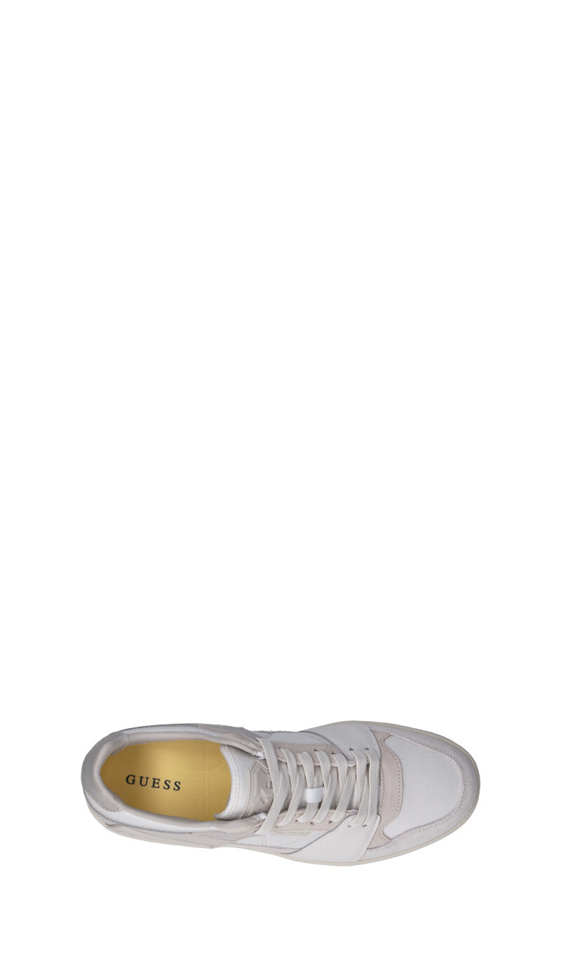 GUESS Sneaker uomo beige in pelle