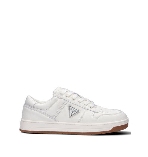 GUESS Sneaker uomo bianca in pelle