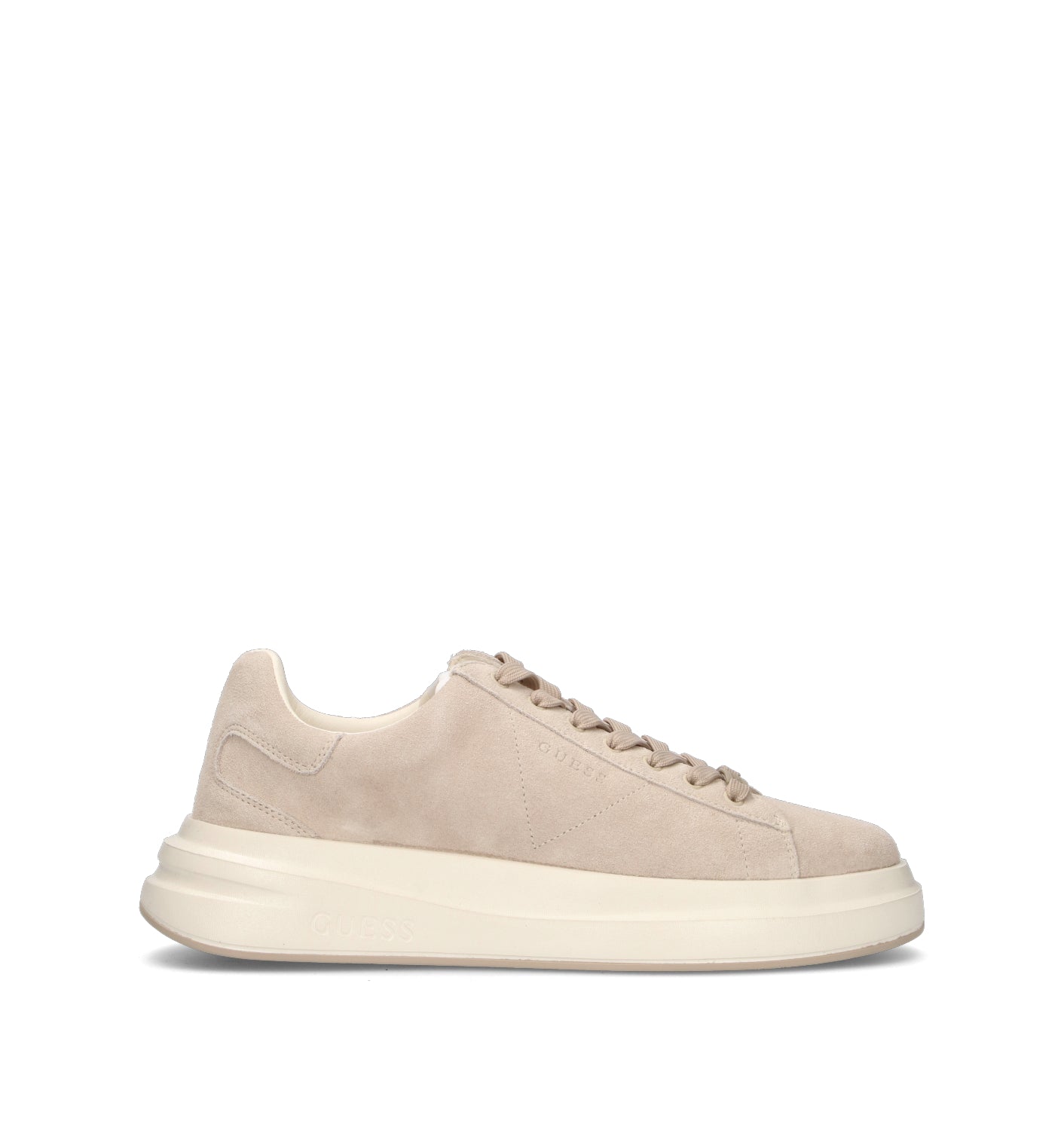 GUESS Sneaker uomo beige in suede