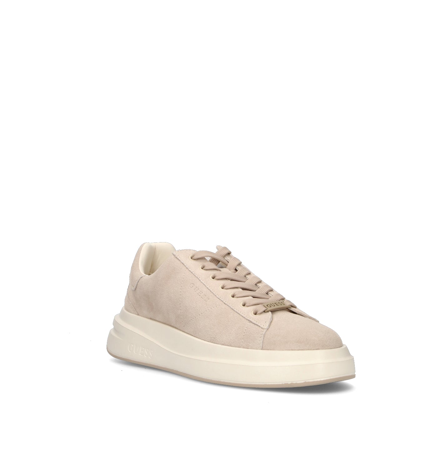 GUESS Sneaker uomo beige in suede