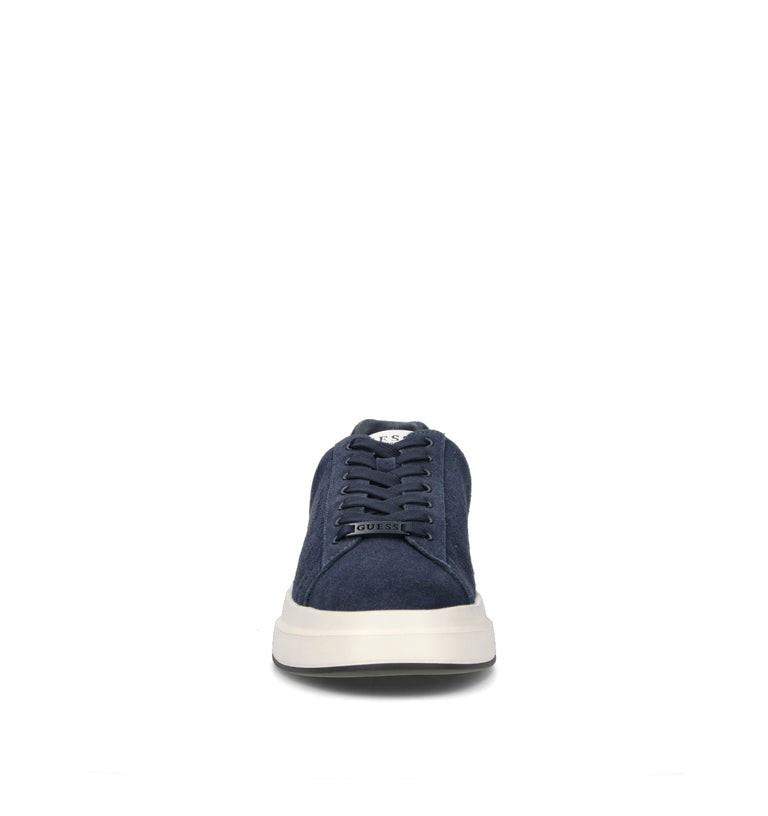 GUESS Sneaker uomo blu in suede