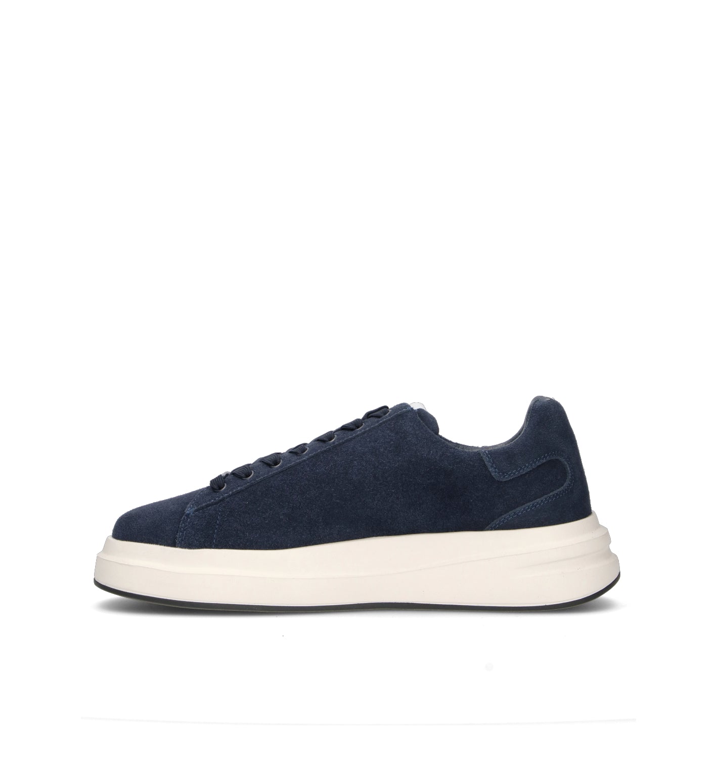 GUESS Sneaker uomo blu in suede
