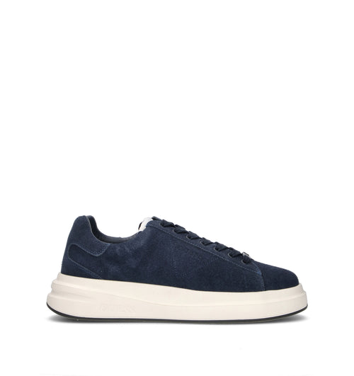 GUESS Sneaker uomo blu in suede