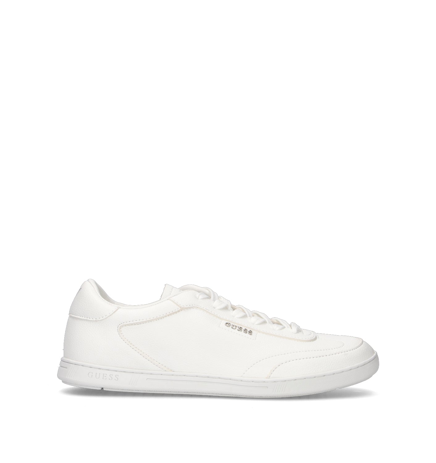 GUESS Sneaker uomo bianca in pelle