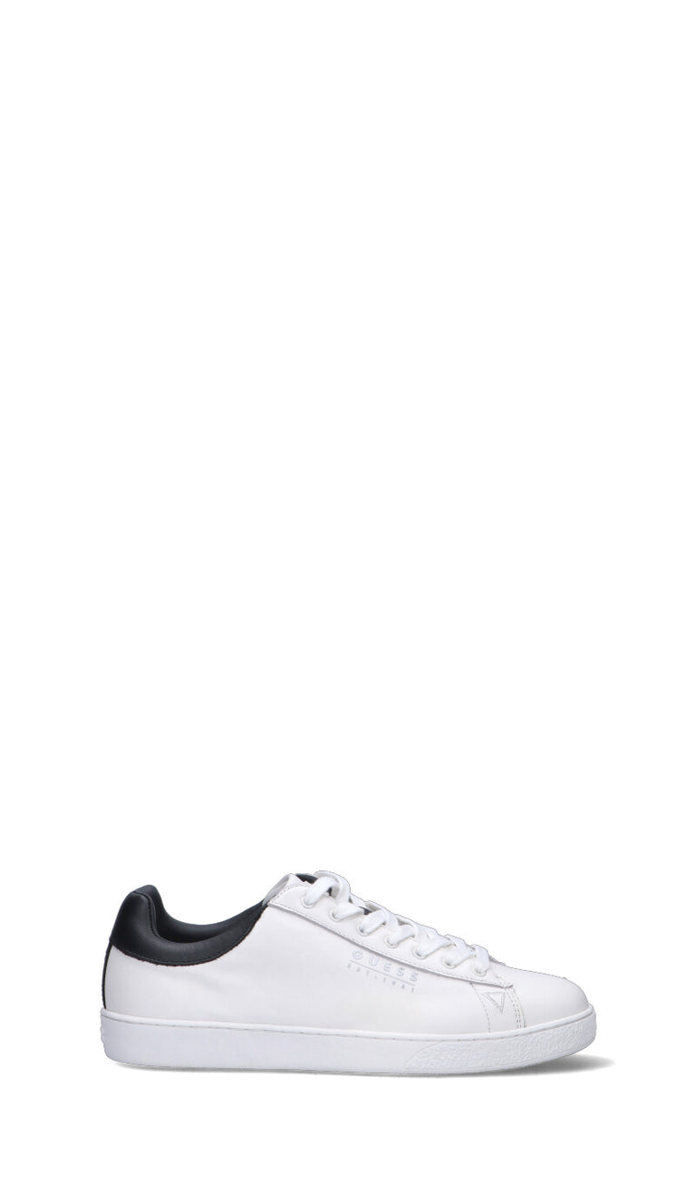 GUESS Sneaker uomo bianca/nera in pelle – Quellogiusto