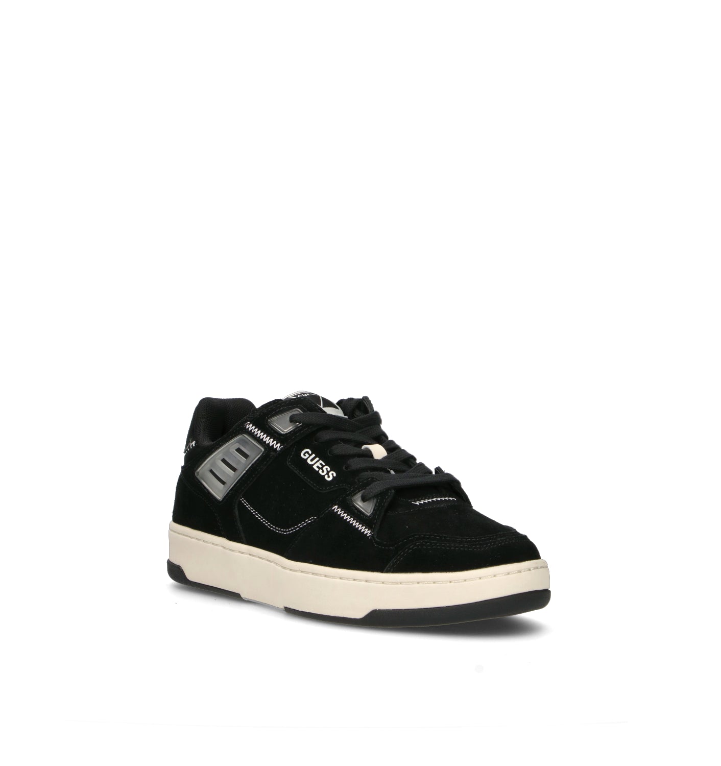 GUESS Sneaker uomo nera in suede