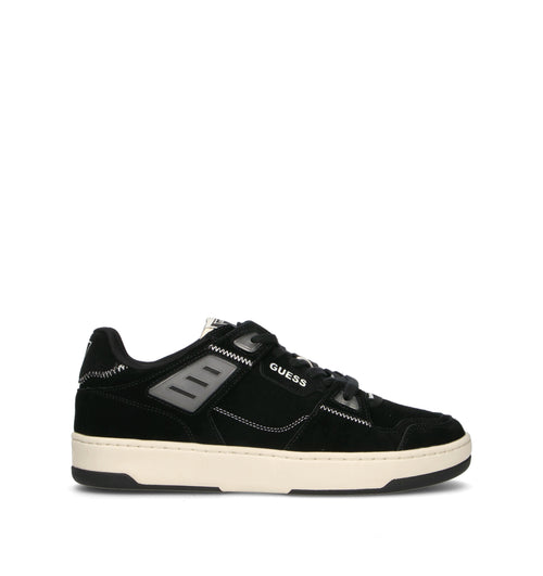 GUESS Sneaker uomo nera in suede