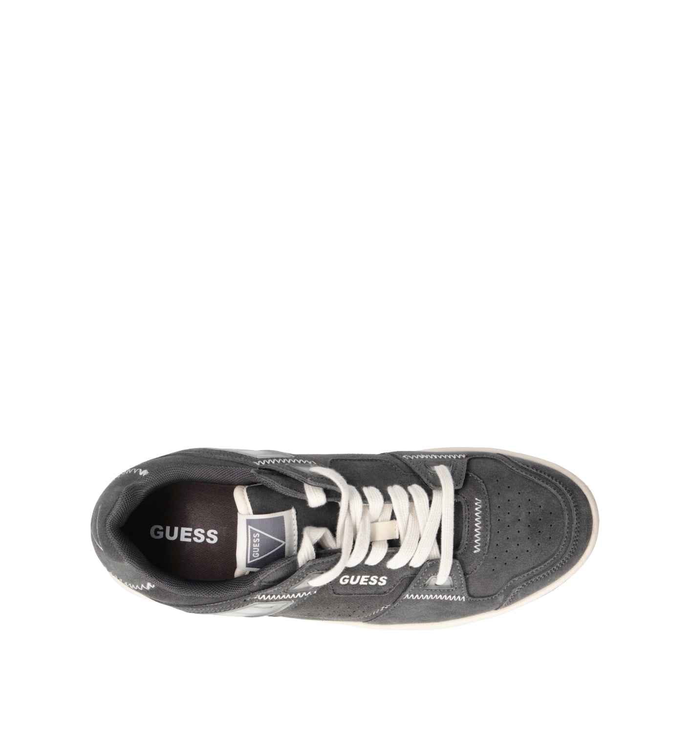 GUESS Sneaker uomo grigia in suede