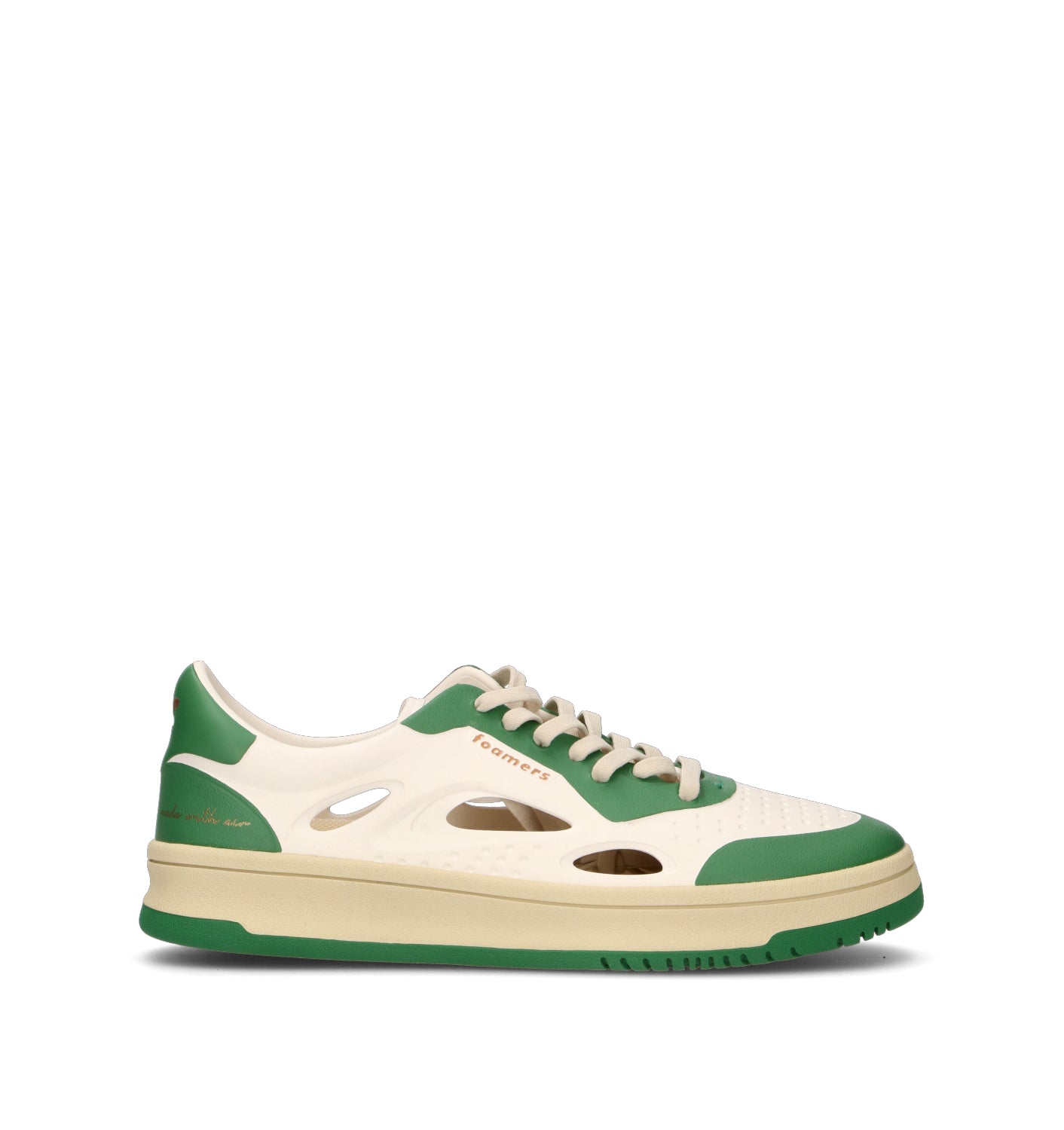 FOAMERS Sneaker uomo bianca/verde