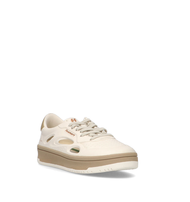 FOAMERS Sneaker donna bianca/beige