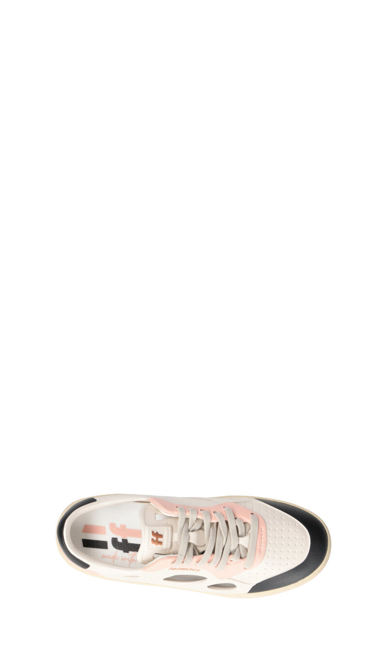 FOAMERS Sneaker donna bianca/rosa in pelle