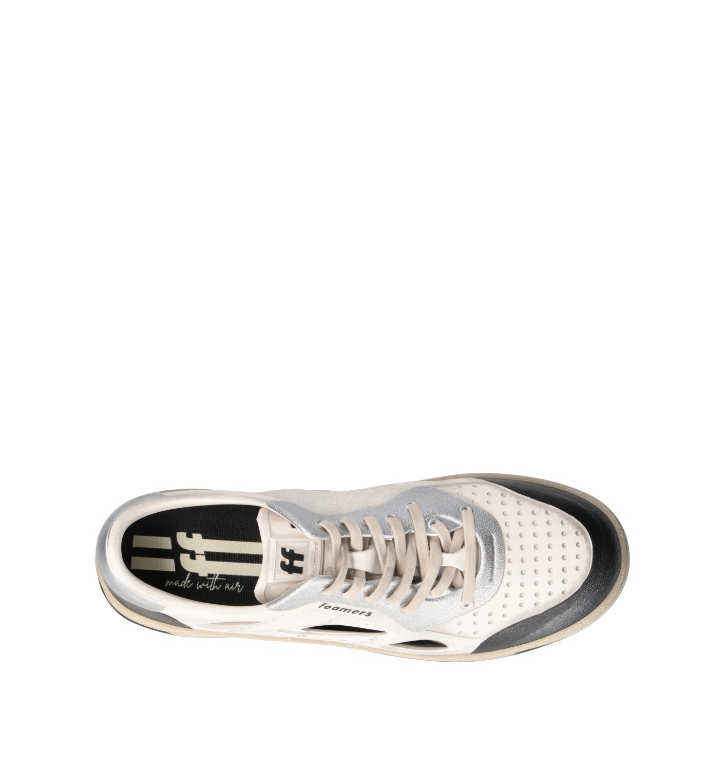 FOAMERS Sneaker donna bianca/nera