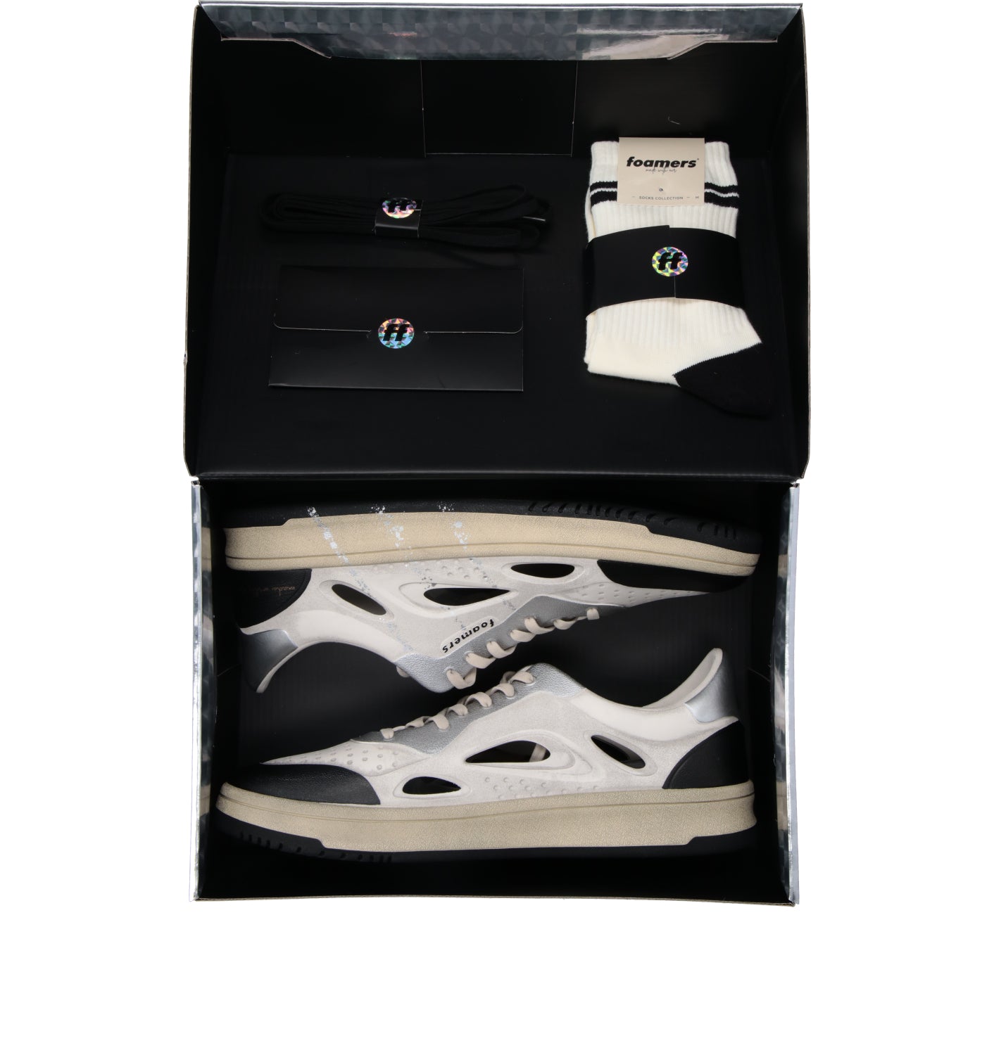 FOAMERS Sneaker uomo bianca/nera