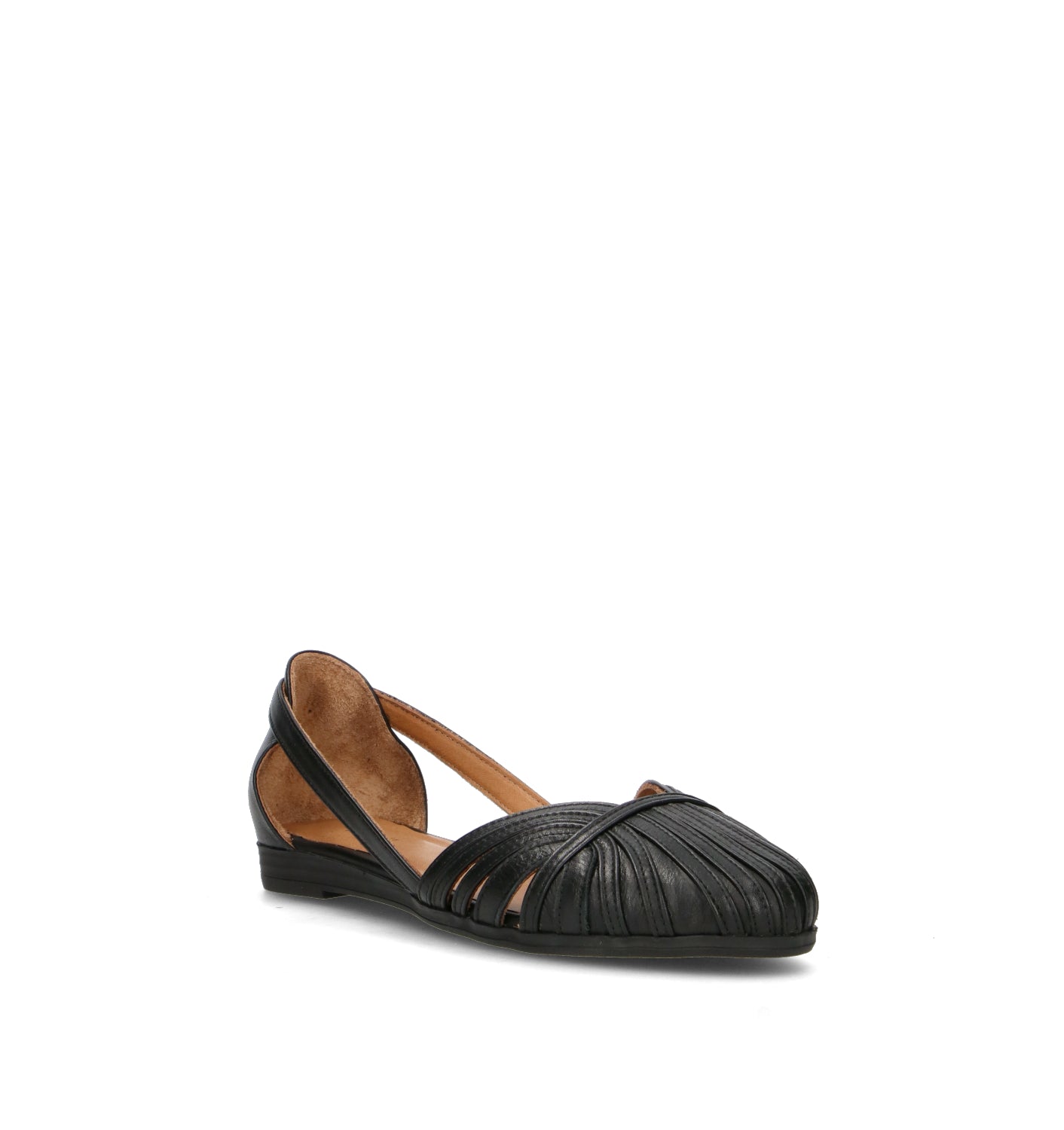 FRAU Ballerina donna nera in pelle