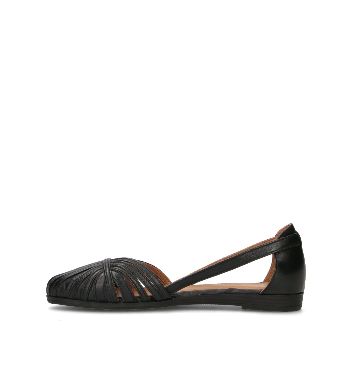 FRAU Ballerina donna nera in pelle