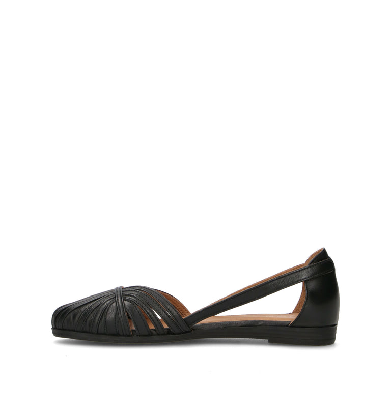 FRAU Ballerina donna nera in pelle