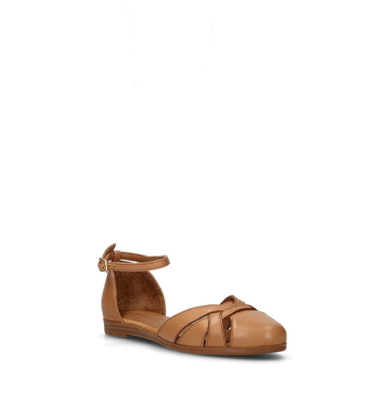 FRAU Ballerina donna beige in pelle
