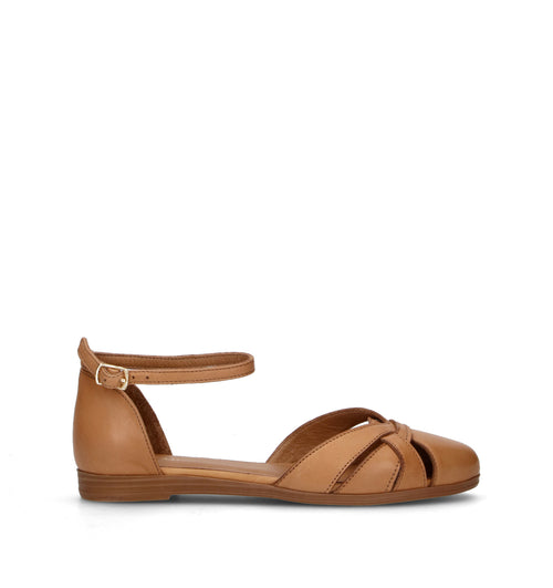 FRAU Ballerina donna beige in pelle