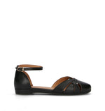 FRAU Ballerina donna nera in pelle