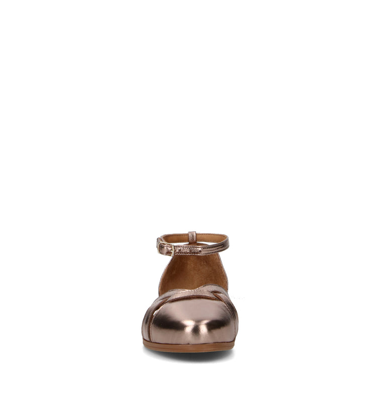 FRAU Ballerina donna bronzo in pelle