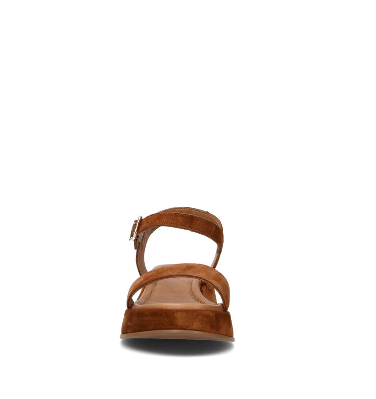 FRAU Sandalo donna marrone in suede