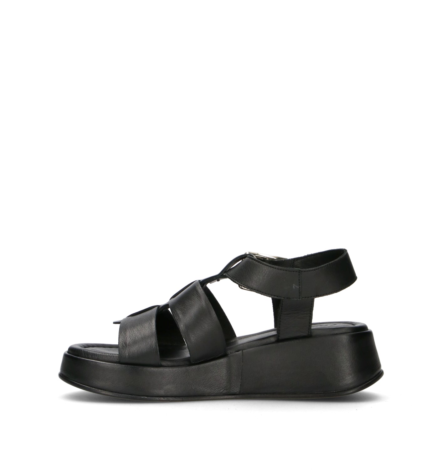 FRAU Sandalo donna nero in pelle
