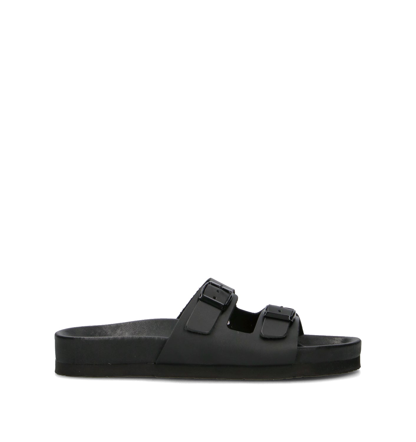 FRAU Ciabatta donna nera in pelle