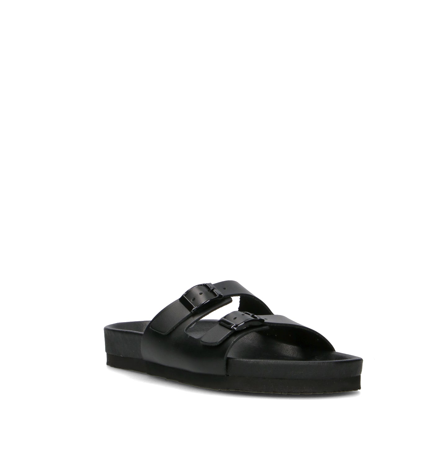 FRAU Ciabatta donna nera in pelle