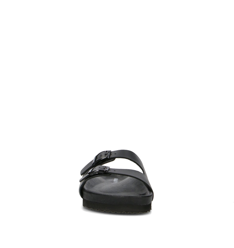 FRAU Ciabatta donna nera in pelle