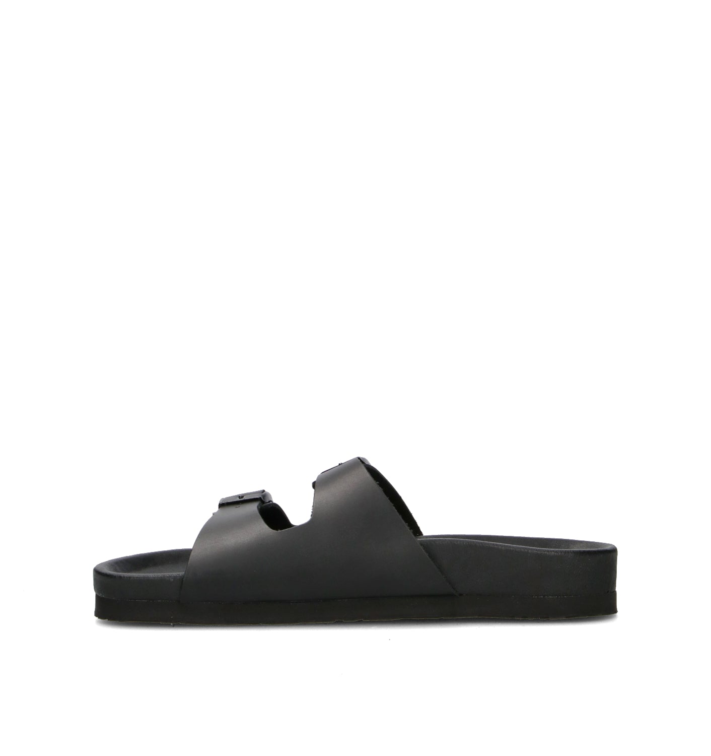 FRAU Ciabatta donna nera in pelle