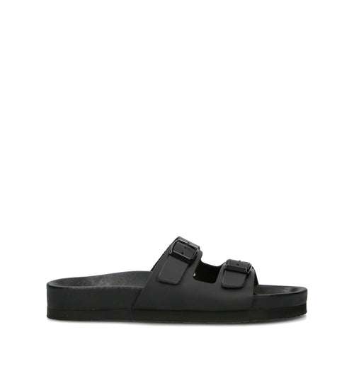 FRAU Ciabatta donna nera in pelle