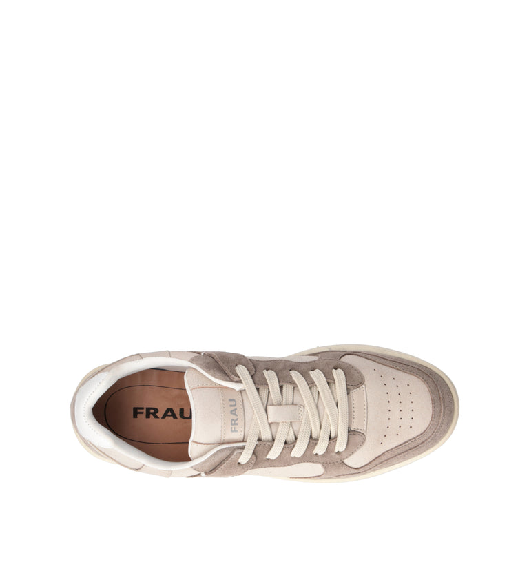 FRAU Sneaker uomo beige in pelle