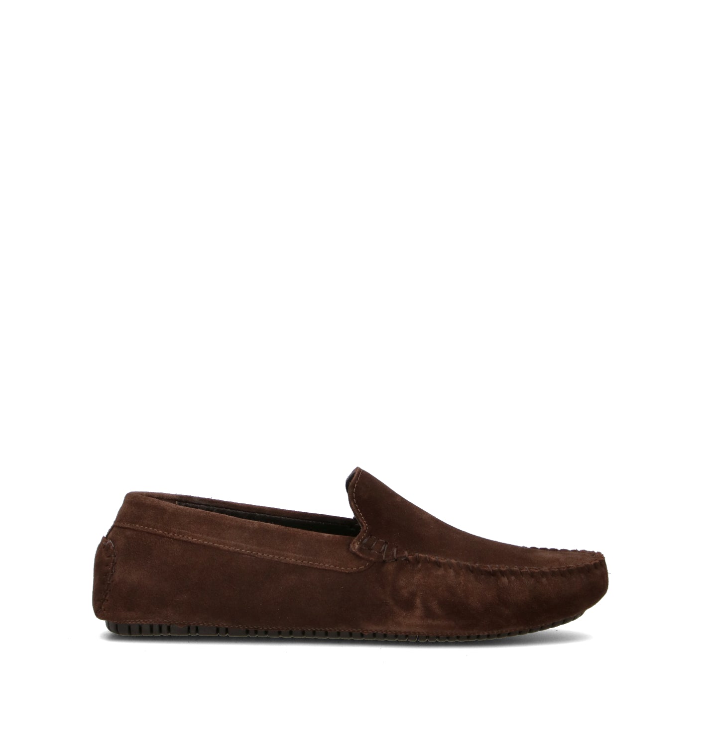 FRAU Mocassino uomo marrone in suede