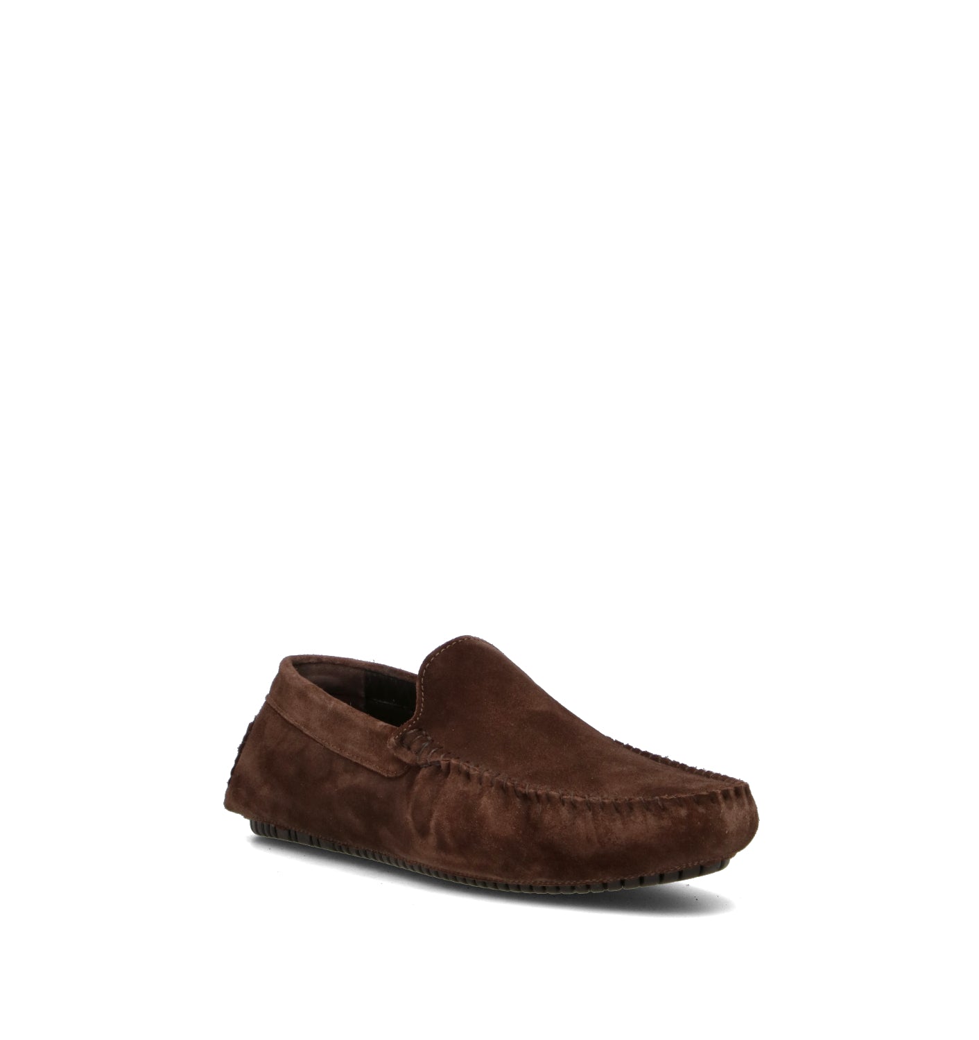 FRAU Mocassino uomo marrone in suede