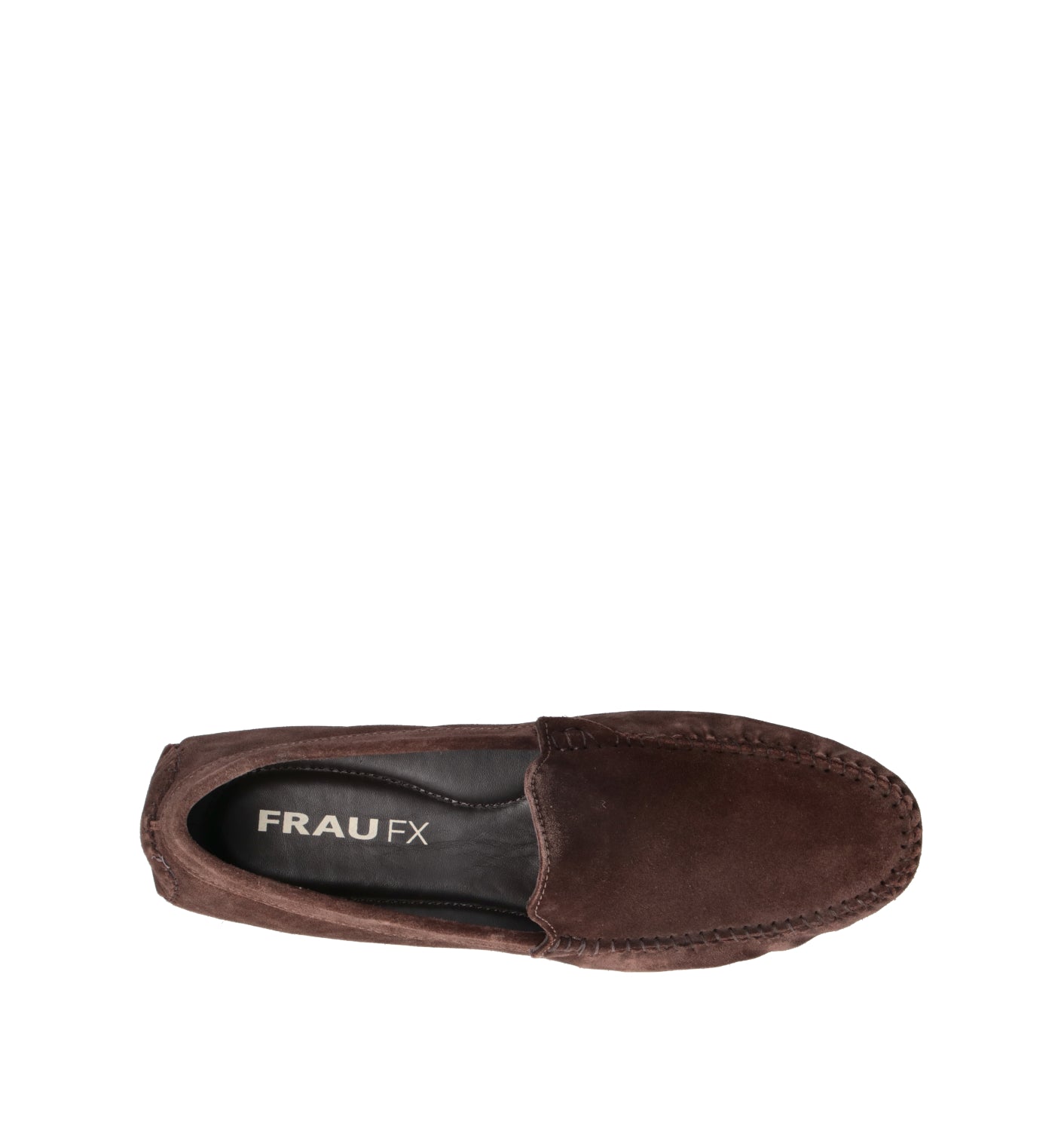 FRAU Mocassino uomo marrone in suede