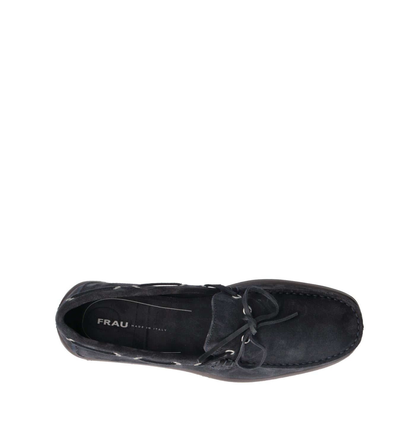 FRAU Mocassino uomo blu in suede