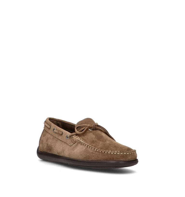 FRAU Mocassino uomo sabbia in suede